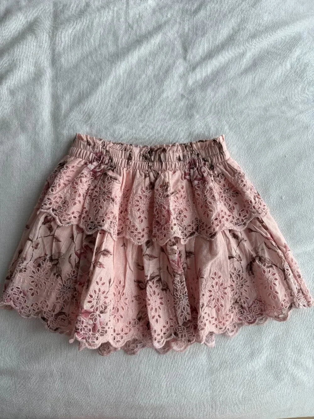 NWT Gap × LoveShackFancy Kids Floral Flippy Ruffle Skirt